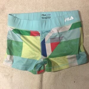 Fila Multicolor Geometric Swim Shorts